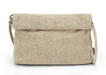 Natural Roll Top Bag - Natural