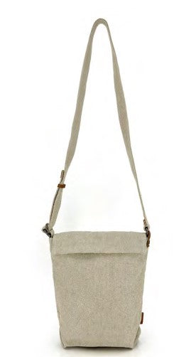 Natural Flap Crossbody Bag - Natural