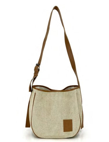 Large Crossbody Bag - Natural