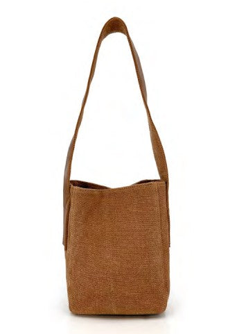 Small Square Tote Bag - Rust