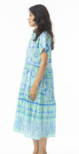 Montevideo Collar Dress - Aqua