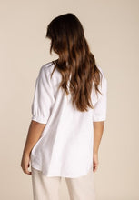 Polly Puff Sleeve Top - White