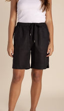 Budapest Linen Shorts - Black