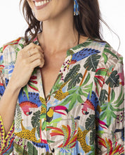 Dani Frill Sleeve Dress - Print