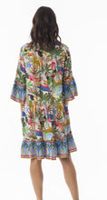 Dani Frill Sleeve Dress - Print