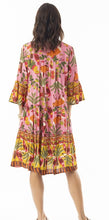Chaira Frill Sleeve Dress - Print