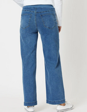 Maddy Pull on Wide Leg Jean - Denim