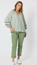 Canopy Ric Rac Top - Olive