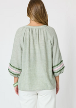 Canopy Ric Rac Top - Olive
