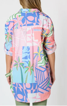 Urban Jungle Print Shirt - Musk Multi
