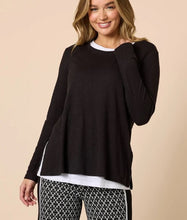 Alicia 2-1 Top - Black
