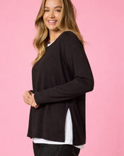 Alicia 2-1 Top - Black