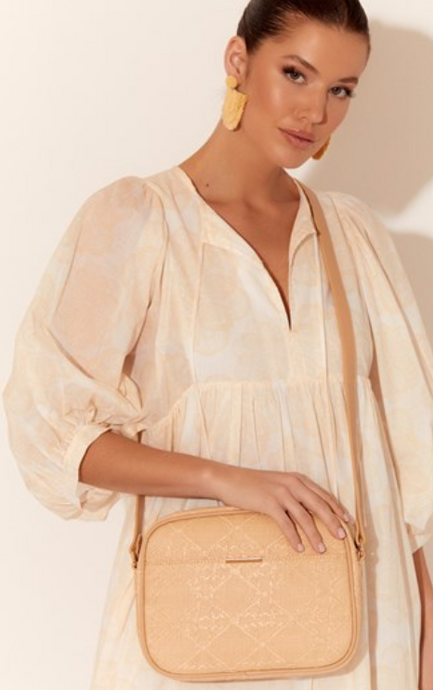 Bianca Maxi Camera Bag - Natural