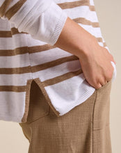 Bobbie Top - White/Taupe