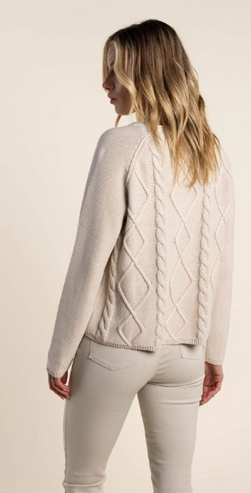 Cable Sweater - Natural