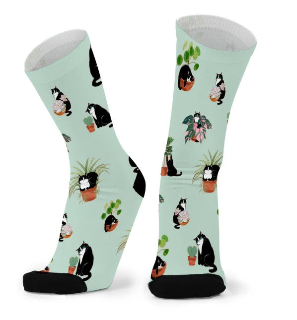 Cats & Plants Socks