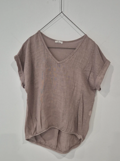Classic Band Top - Mocha