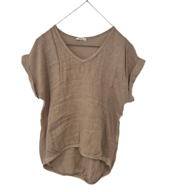 Classic Band Top - Ocre
