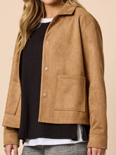 Downtown Suede Jacket - Caramel