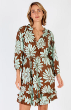 Edmonton Frill Dress - Coffee