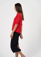Camila Bamboo Top - Fiery Red