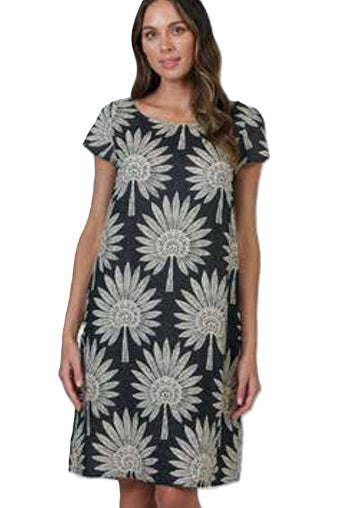Nicole Dress - Date Palm