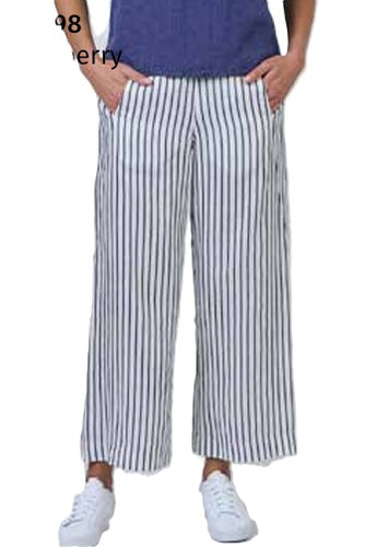 Naomi Pant - Blueberry Stripe