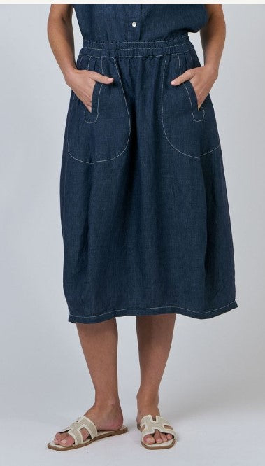 Delilah Skirt - Poseidon