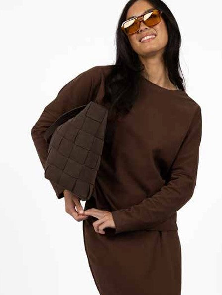 Wildfire L/S Tee - Chocolate