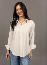 Nala Stripe Shirt - Sand Stripe