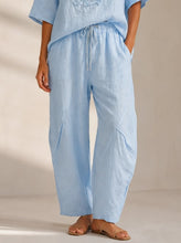 Ita Linen Pant - Baby Blue