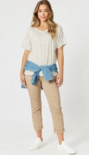 Isabella Cotton Pant - Natural