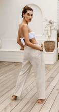 Island Pant - Biscuit Stripe