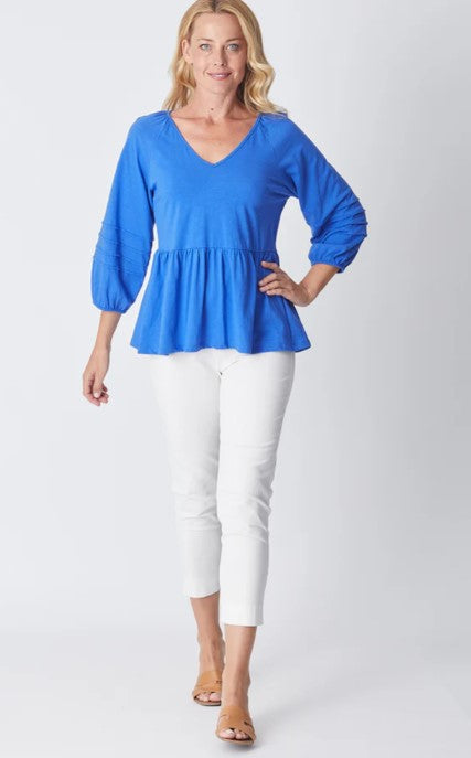 7/8 Pull on Pant - White