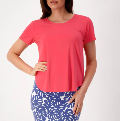 Janis Bamboo Tee - Berry
