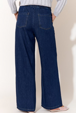 Marina Drawstring Jean - Mid Denim