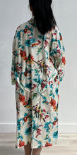 Botanical Birds White Kimono