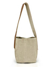 Small Square Tote Bag - Beige