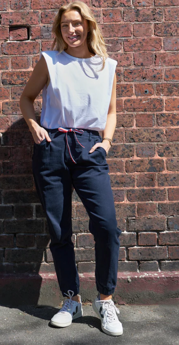 Libby Jogger Jean - Navy