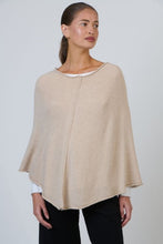 Cosey Poncho - Travertine