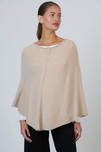 Cosey Poncho - Travertine