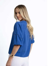 Nixie Blouse - Royal Blue