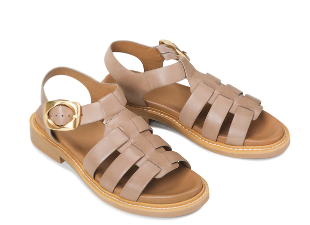 Ornament Sandal - Taupe