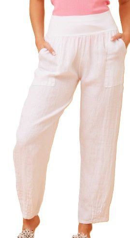 Carla Pant - White