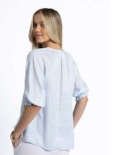 Reece Blouse - Ice Blue