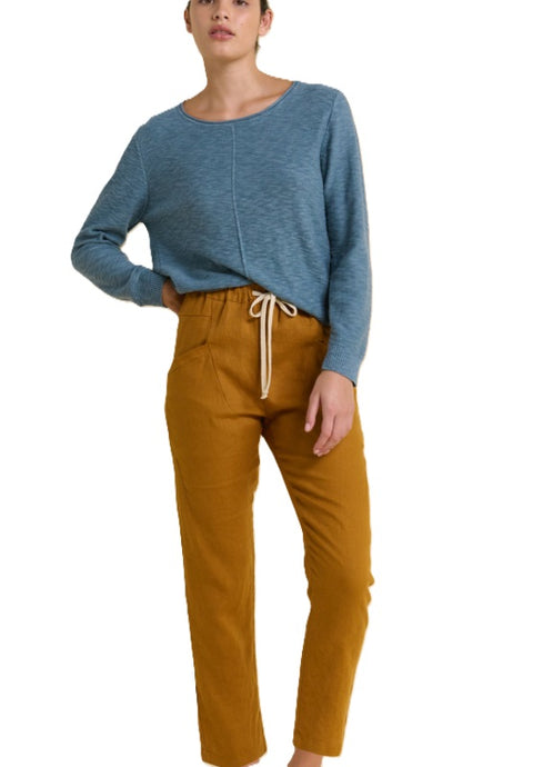 Luxe Linen Pants - Cinnamon