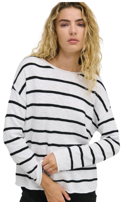 Minnie Top - Black/White