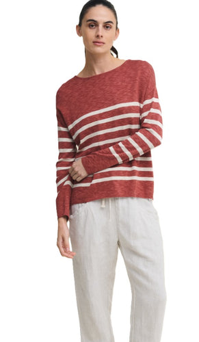 Bobbie Top - Terracotta/Natural