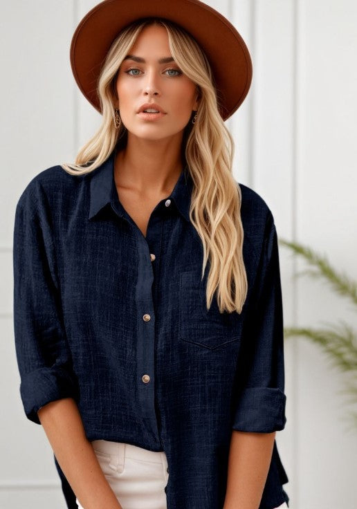 Jarra Shirt - Navy