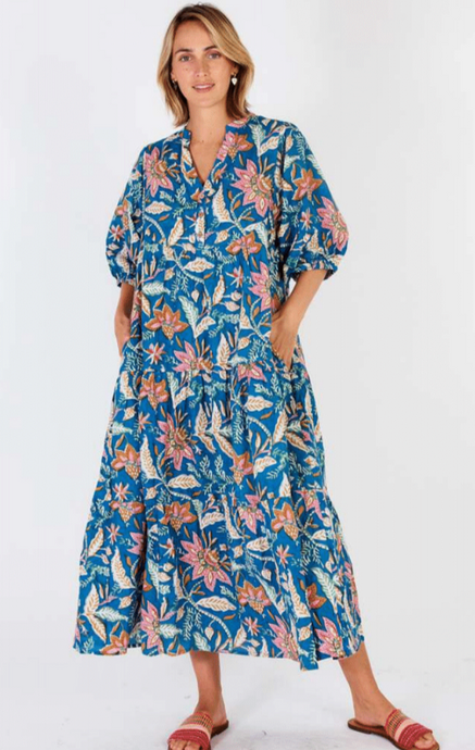 San Jose Midi Dress - Ocean